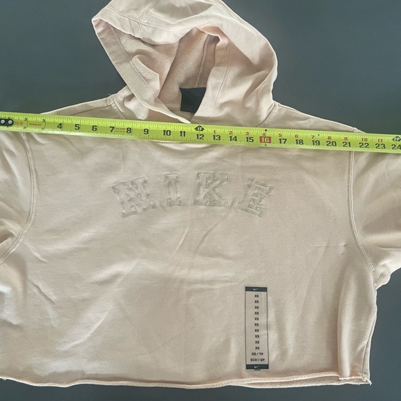 NWT - NIKE SPORTSWEAR CROP HOODIE SHIMMER - XS - Picture 9 of 9
